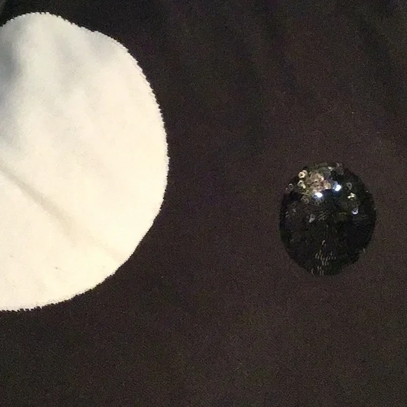 Metalicus Black & White Cotton Jumper Size M/L - Picture 4 of 5